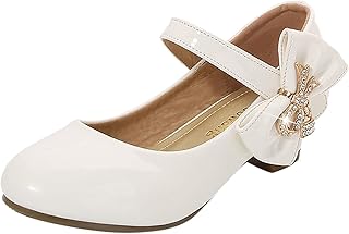 Luckywaqng Mary Jane Zapatos de vestir para niña, tacones altos, tacones bajos, cosplay, fiestas, princesas, zapatos de noche, zapatos de princesa, zapatos escolares, para fiestas de cumpleaños