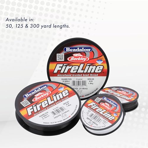 Fil tressé microfusionné FireLine Beadalon cristal pour perles - 6
