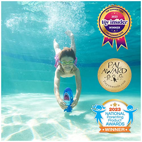 Swimways Shark Rocket, Kids Pool Accessories & Torpedo Pool Toys, Water Rocket Outdoor Games For The Swimming Pool, Lake & Beach For Kids Ages 5 & Up #TOP5