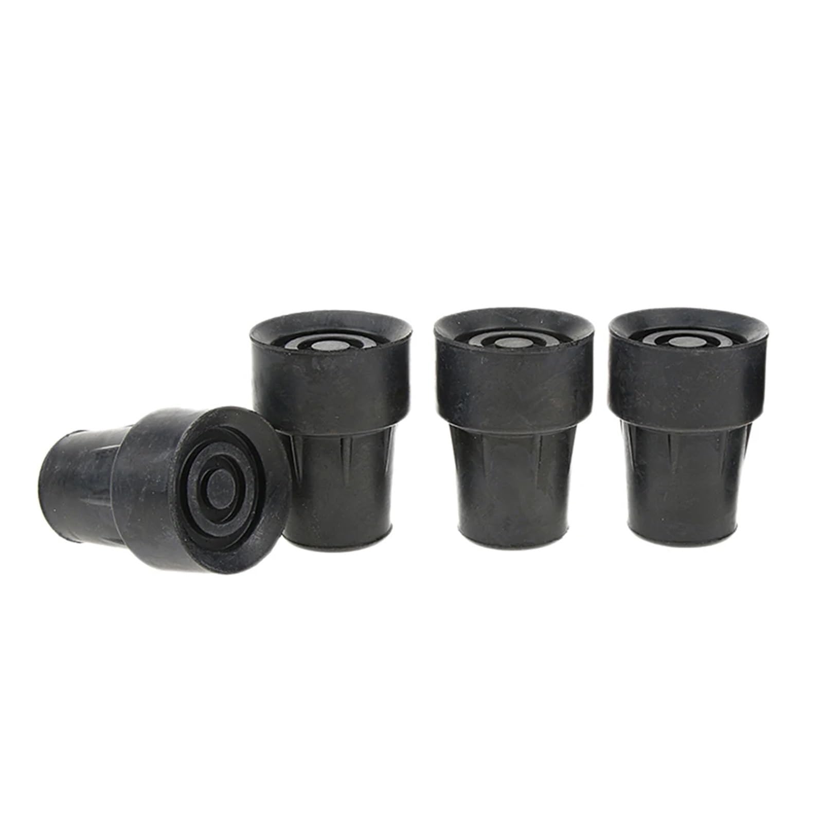 Protecteur De Canne Lot de 12 Embouts antidérapants en Caoutchouc for Cannes de Marche, Coussinets de Protection Robustes for Embouts de Cannes de Rechange pour Trekking BâTons De Marche