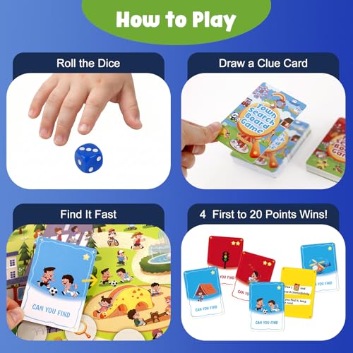 Town Search Juego de Mesa para Niños 5+ de 2 a 4 jugadores miniatura 2