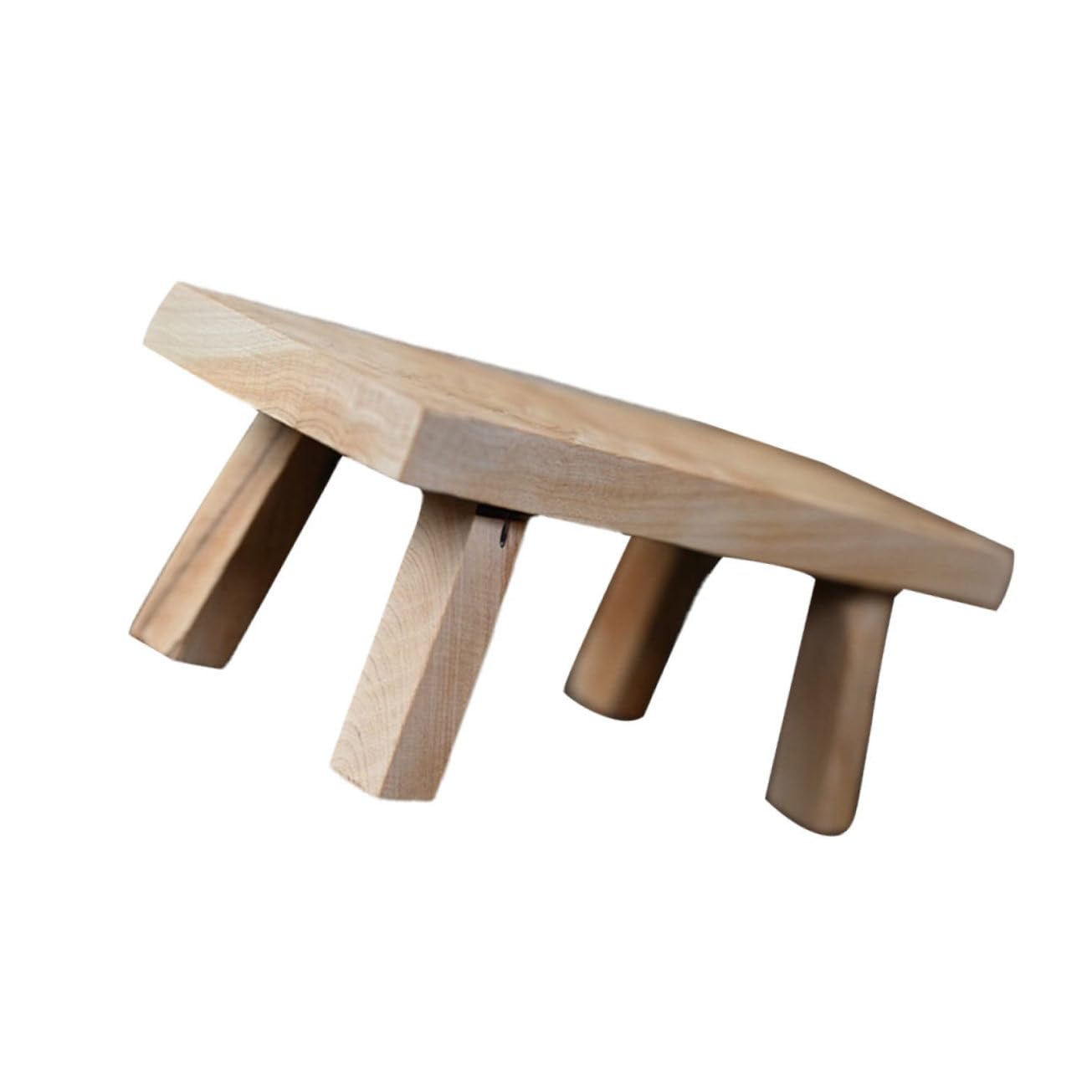 ABOOFAN Bench Decoration Unfinished Dollhouse Furniture Wooden Side Stool Wooden Stool for Kids Wooden Step Stool Child Step Stool Crafts Stand Toddler Thuja Flower Stand Mini