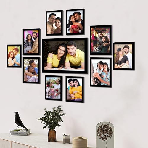 Image of Rousrie Photo Frames For Wall With Acrylic Top | DIY Photo Frames For Wall Decoration Wall Mount, Different Size (11 Pc)