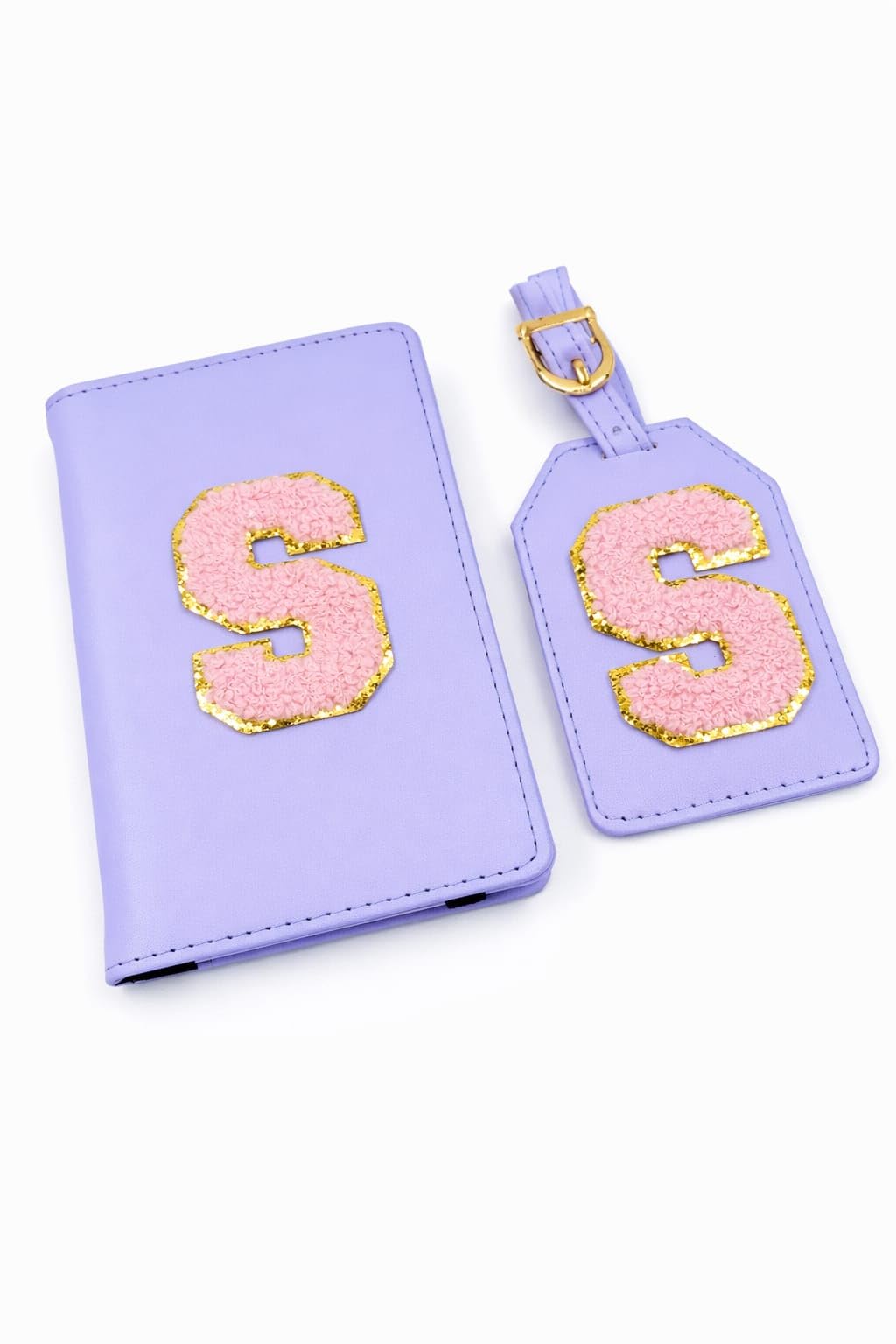 Passport Cover | Personalized Initial Alphabet Custom A–Z Name Initial | Fits Standard Passports | Travel GiftIdeal Travel Gift for Women, Girls & Couples (Purple)-image-30