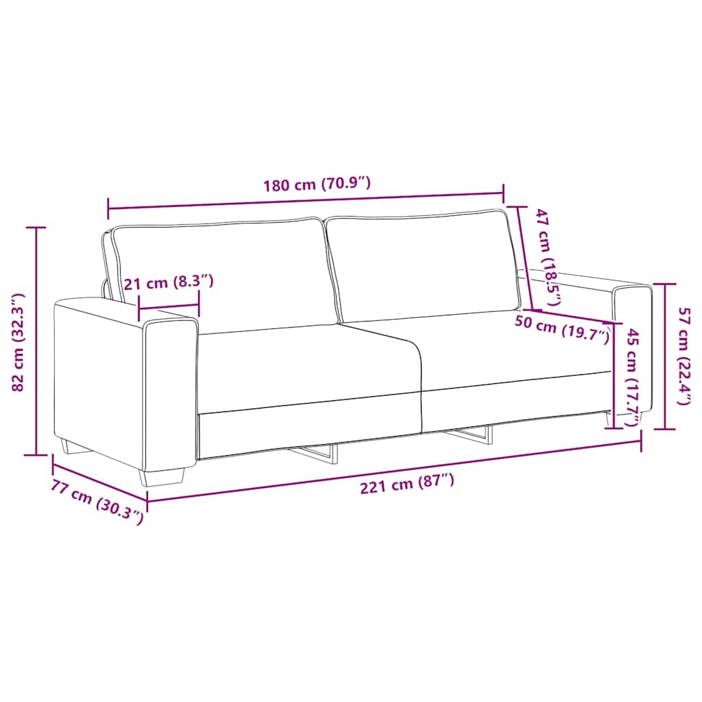 2-częściowy zestaw mebli z poduszkami, czerwone wino, tapicerowane meble do salonu, pokoju gościnnego, lounge, w zestawie 2-osobowa i 3-osobowa sofa, wygodna sofa narożna, meble relaksacyjne
