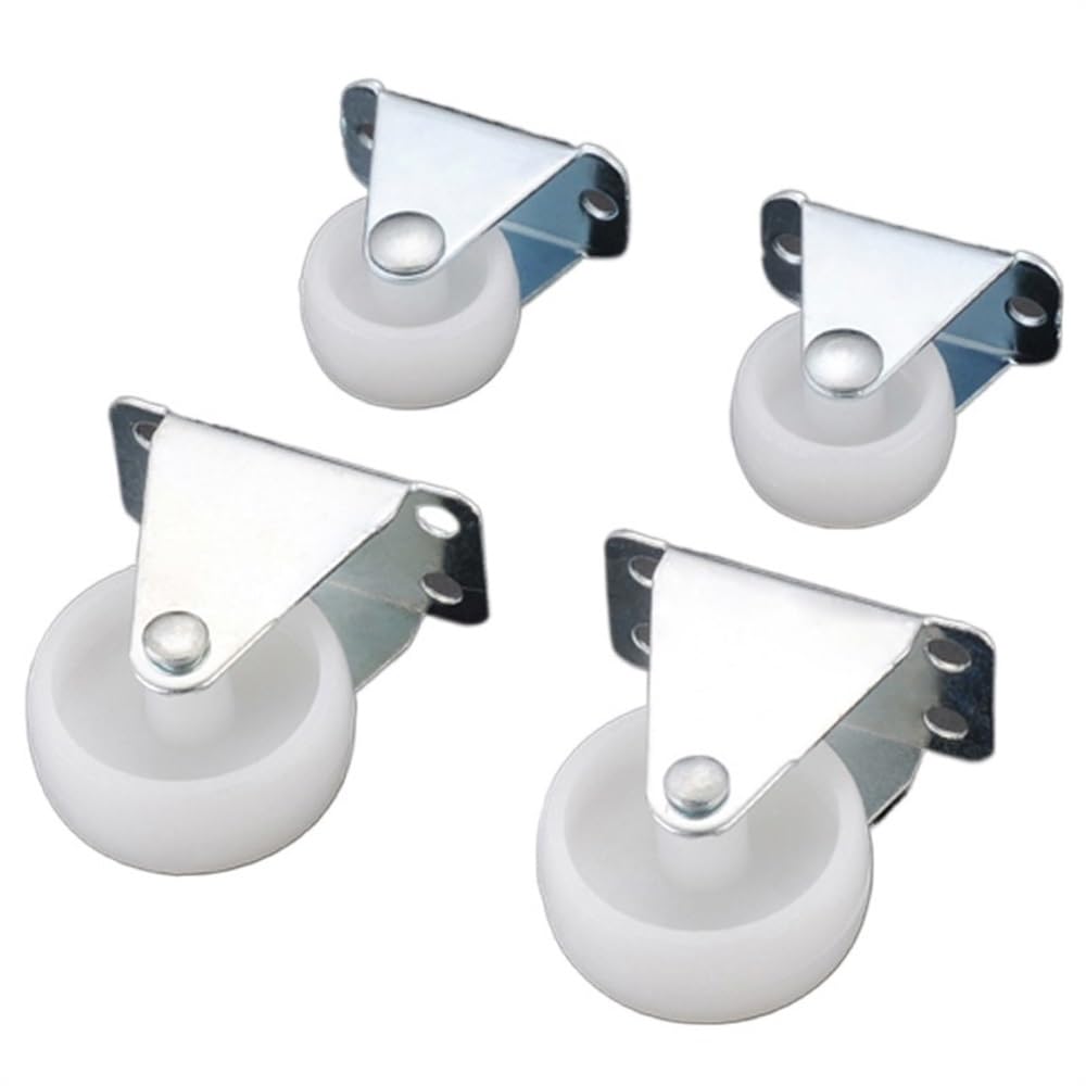 Roulettes pivotantes 3,6 cm en nylon PP pour chaise et meuble léger