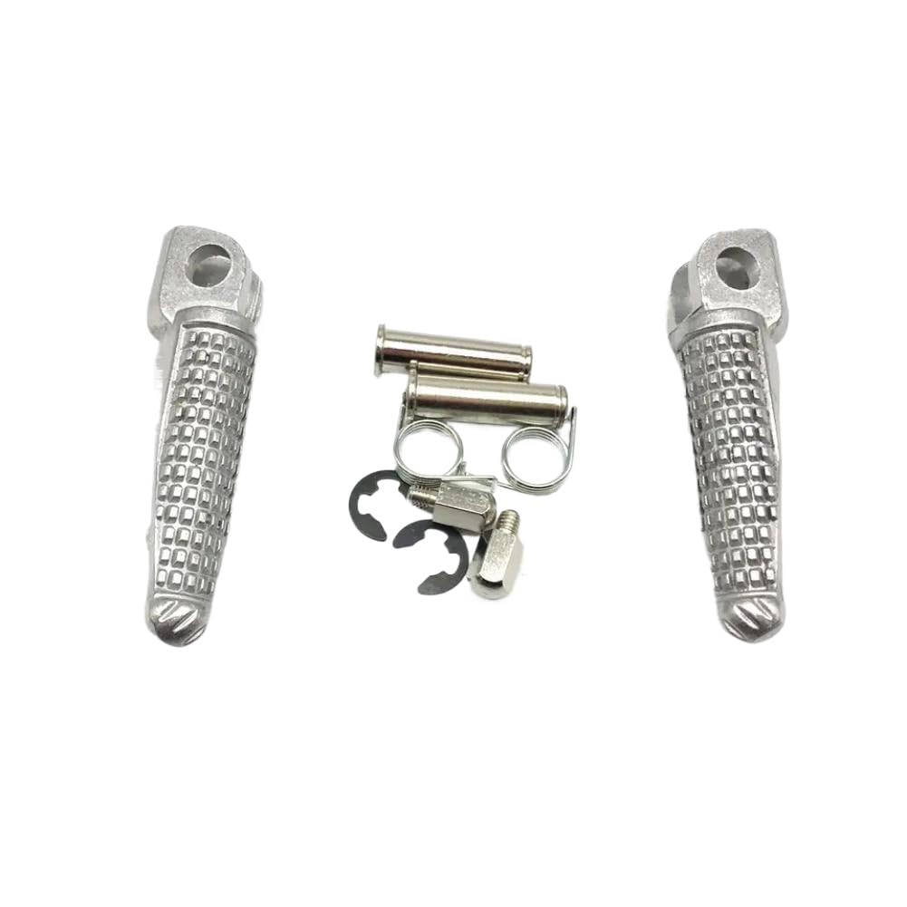 Pedane Anteriori con Staffia per ZX12R 2002 2003 2004 2005 Compatibili con ZX12R 2002 2003 2004 2005 Argento