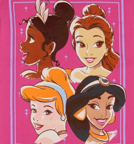 Disney Princess Girls' It's All About The Journey Tiana Jasmine Belle And Cinderella Kids T-Shirt2