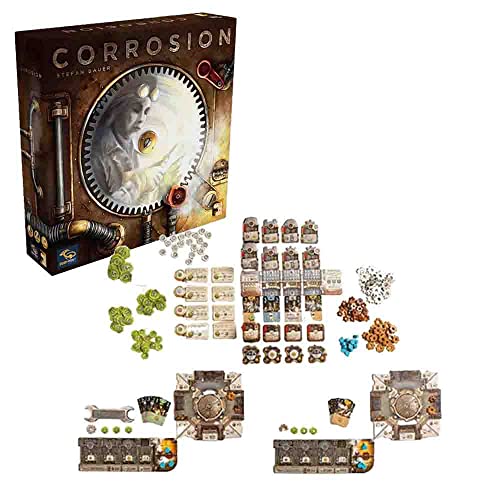 Galápagos, Corrosion, Jogo de Tabuleiro para Amigos, 1 a 4 jogadores, 60 a 120 min