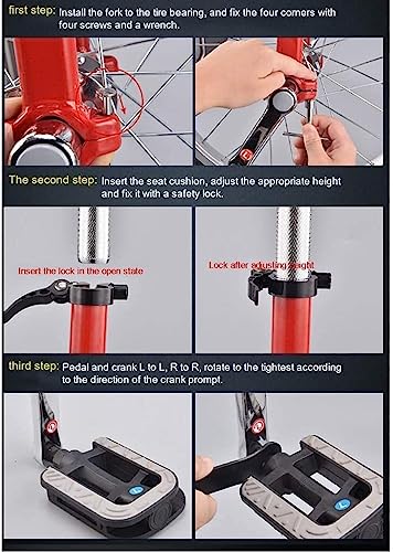 Monociclo para aprender a equilibrarse ELzEy con altura ajustable 6