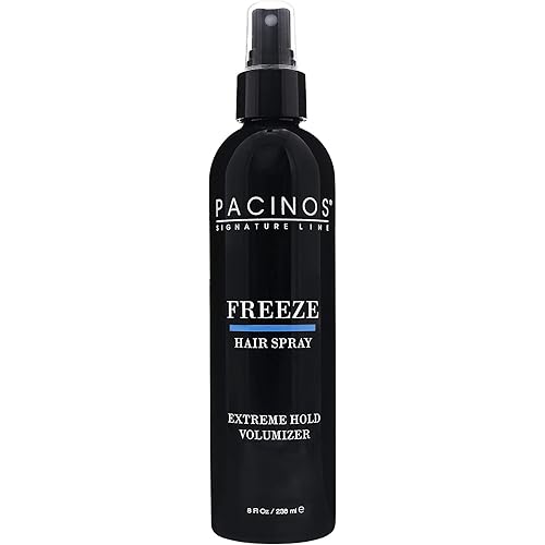Pacinos Freeze Hair Spray - Extra Hold texture spray for All Hair Type - Professional Hair Setting & Finishing Spray for Maximum Volume