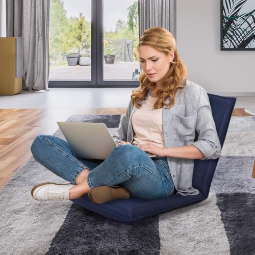 Image of BECOMFORT 2 Pack Floor Chair, 6-Position Adjustable Mesh Meditation Chair