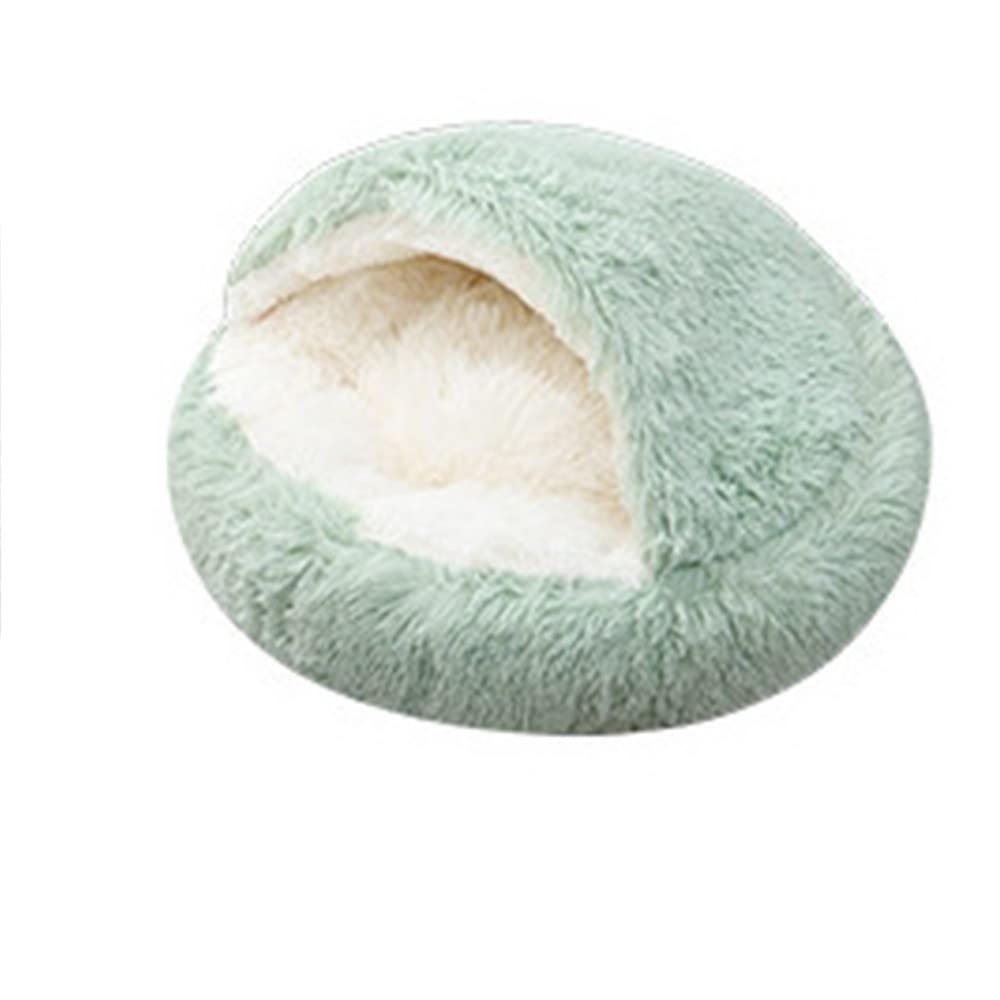Pet cave sac de couchage lit auto-chauffant vert S pour chat et chiot