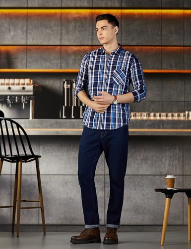 Image of Pepe Jeans Men's Regular Fit Full Sleeve Checkered Cotton Casual Shirt | Check Shirt for Man | Smart & Stylish | Multiple Styles | Mens Casual Shirts