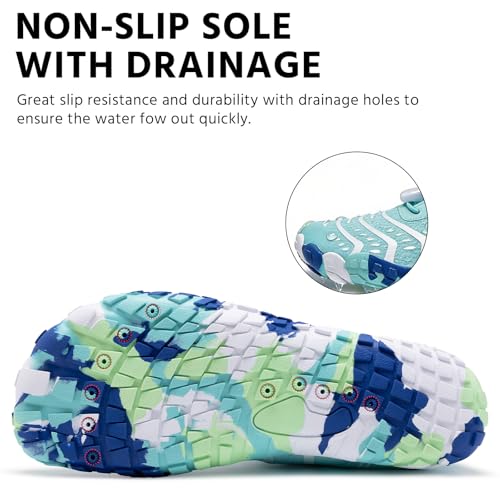 Image of EWUHA Barefoot Shoes Womens Mens Footwear for Walking Hiking with Wide Toe Box,Healthy & Non-Slip,Breathable Barefoot Vitality Water Shoes for Beach Pool Swim Outdoor (Unisex)