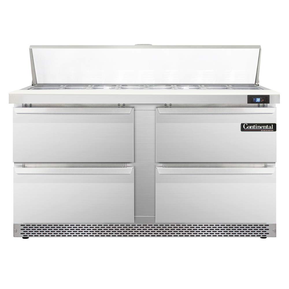 SW60-16C-FB-D Sandwich Unit by Continental Refrigerator – 17.0 cubic_feet