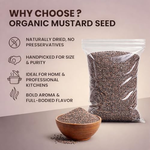 Image of Mustard Seeds (Rai) Whole 250g | Natural Indian Spices Sarson Seeds