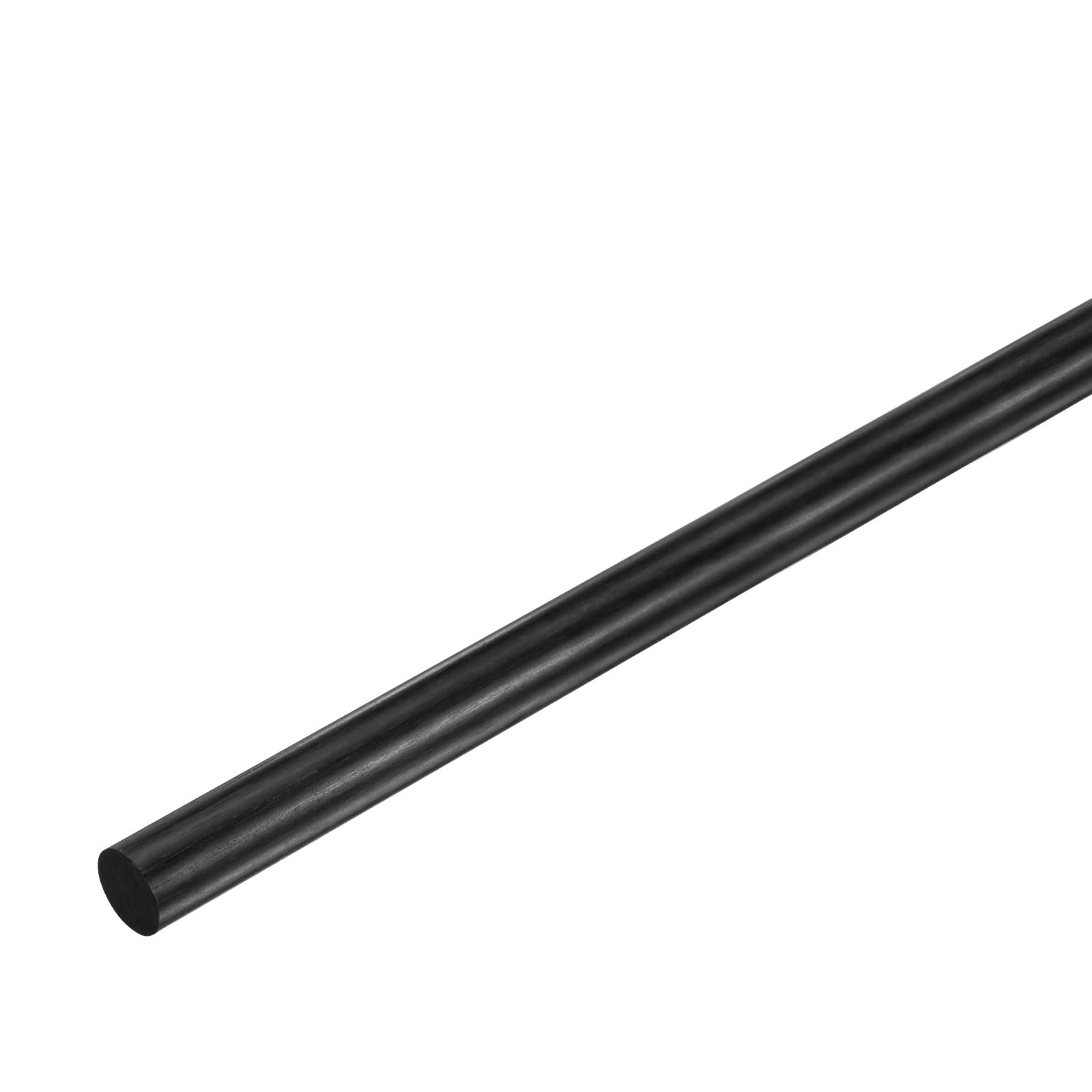 M METERXITY 1-Pack Carbon Fiber Rods, 400mm Length 6mm Dia Carbon Fiber Solid Matte Pole for RC Airplane/DIY Craft/Quadcopter Arm/Scale Model Kite