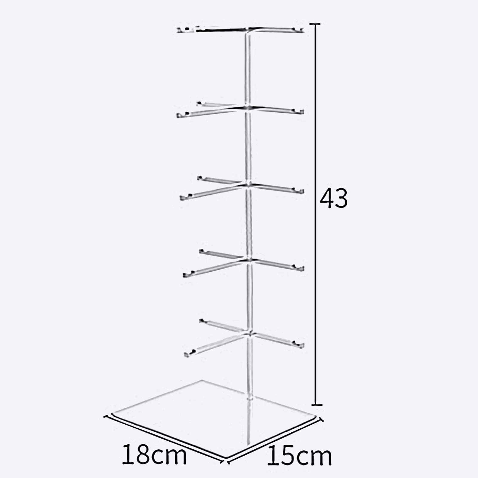 Expositor de Gafas de Sol de Acero Inoxidable: Elegante Organizador para el hogar, la Tienda, el Escritorio y la cómoda. Solución de Almacenamiento Que Ahorra Espacio para tu colección de ga