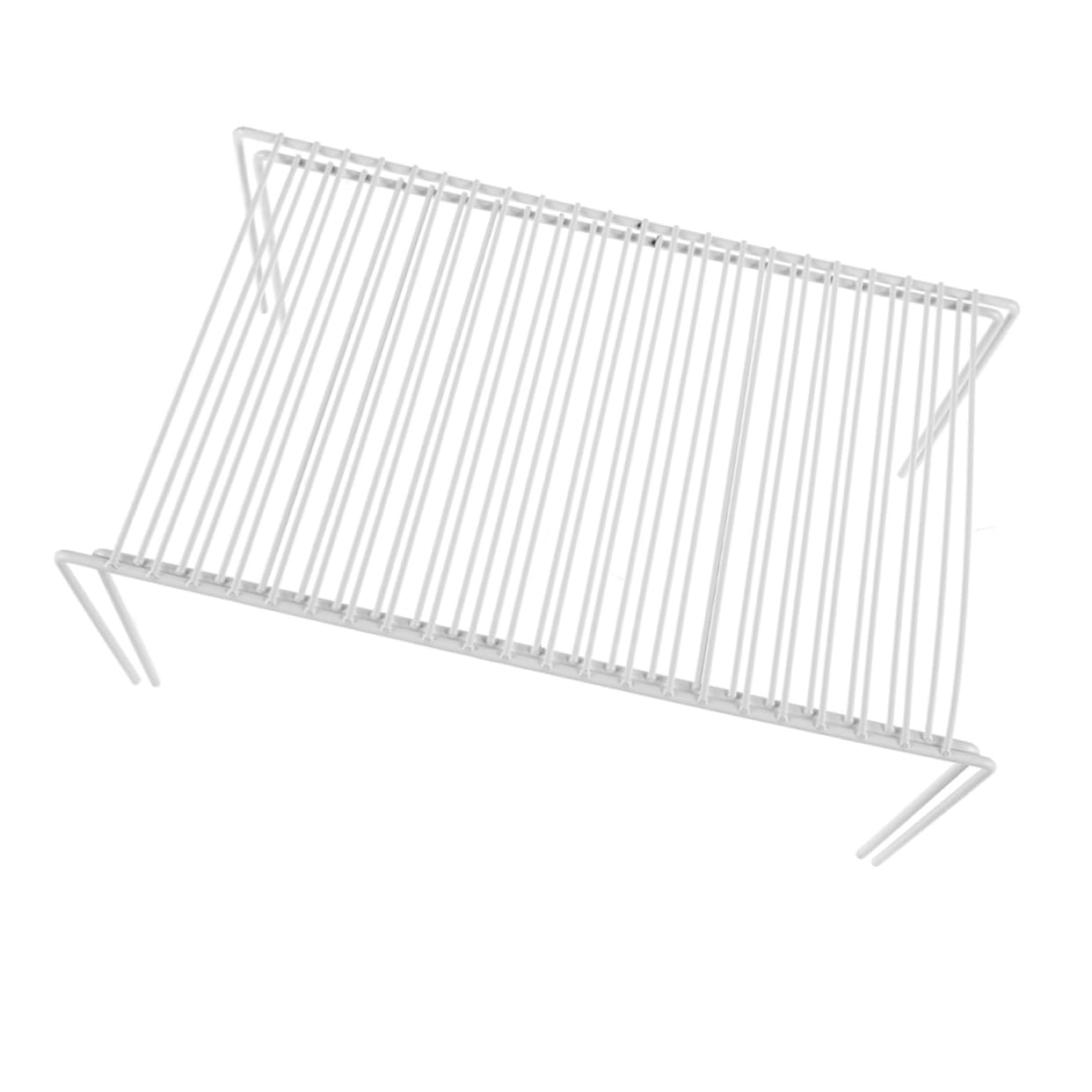 Alipis Organizer Cucina Allungabile in Metallo Bianco per Armadio | Ripiano Superficie Estensibile, Portata Elevata e Struttura Anti-deformazione, Stile Moderno Pulito