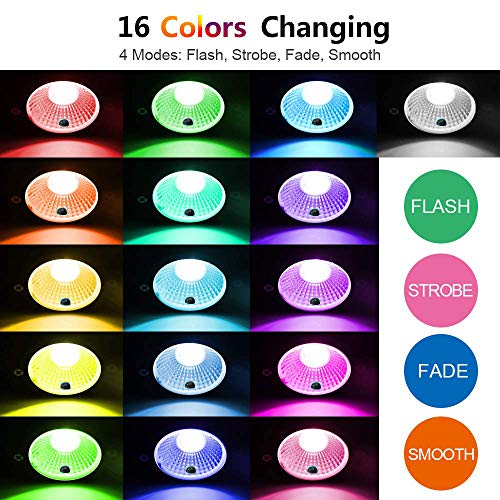 AHOTSUK LED Garden Spotlight Lighting Mains Powered Waterproof IP66 5W 12V DC Colour Changing Landscape Lights Low Voltage Spot Lights Outdoor Spike RGBW Lighting(1 Pack) - Image 2