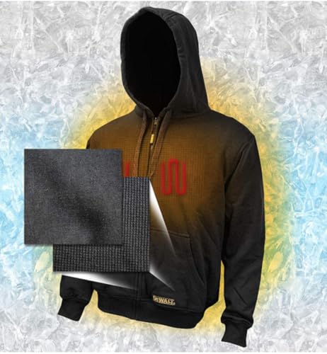 DEWALT DCHJ067B-L 20V/12V MAX Bare Hooded Heated Jacket, Black, Large - image 2
