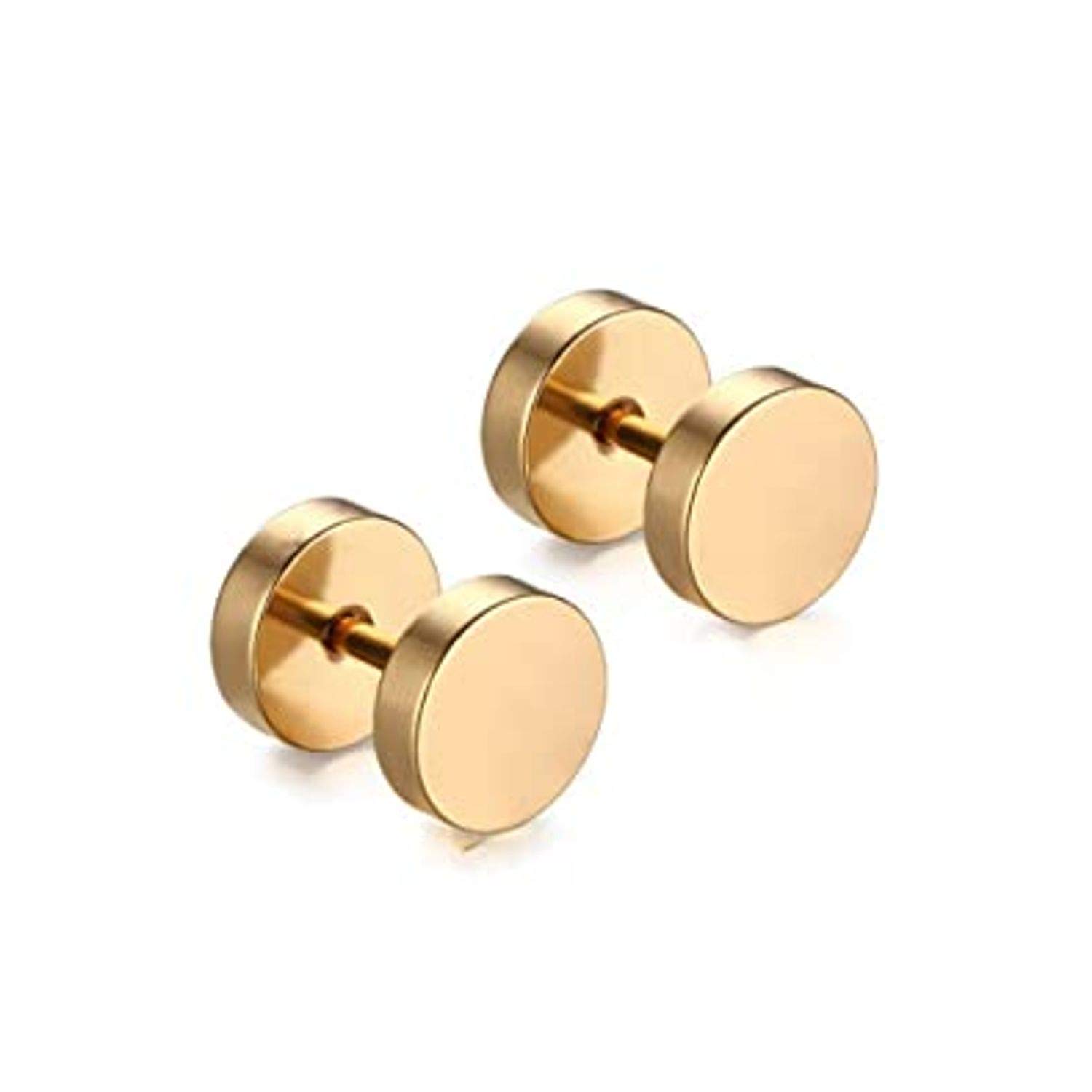 NIMZ Mens Jewellery Valentine Multi Gold Stud Bali Hoop earrings for men/Ear rings Combo For Men/Gents/Boys/unisex Non-Piercing Ear mens jewellery Cubic Zirconia Copper, Brass Hoop Earring (B08W35CCV8) Amazon Price History, Amazon Price Tracker