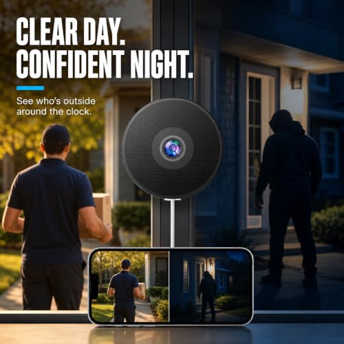 2 Pack Window Security Camera, 2K Smart Window Camera with Color Night Vision , Stick On Window Cameras for Home Security With 5G & 2.4G Dual Band, Two Way Audio Camera for Window, Motion Detection - image 8