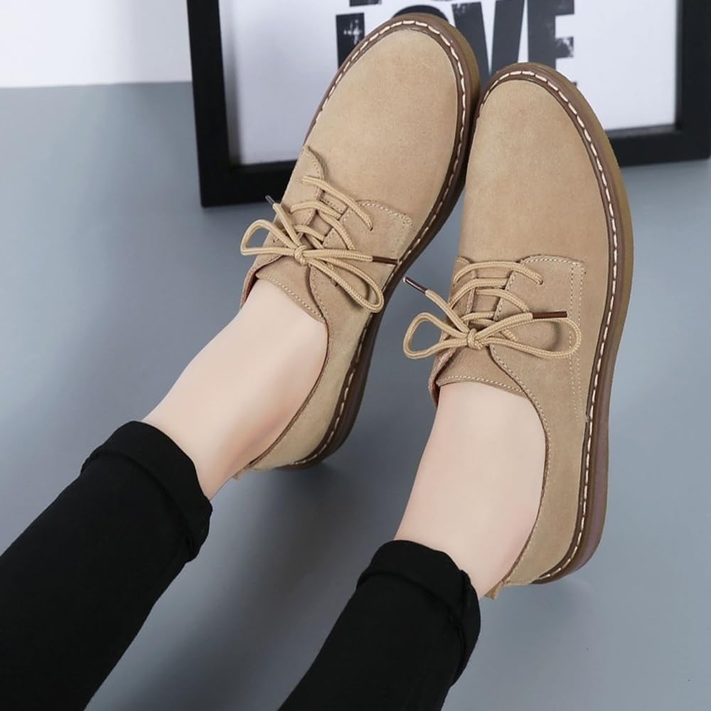 Scarpe Stringate in Pelle da Donna Casual Casual semplici