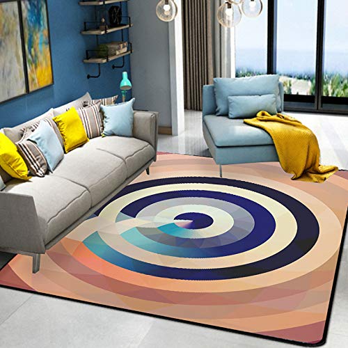 Tapis de salon géométrique et moderne MU pour grand séjour chic