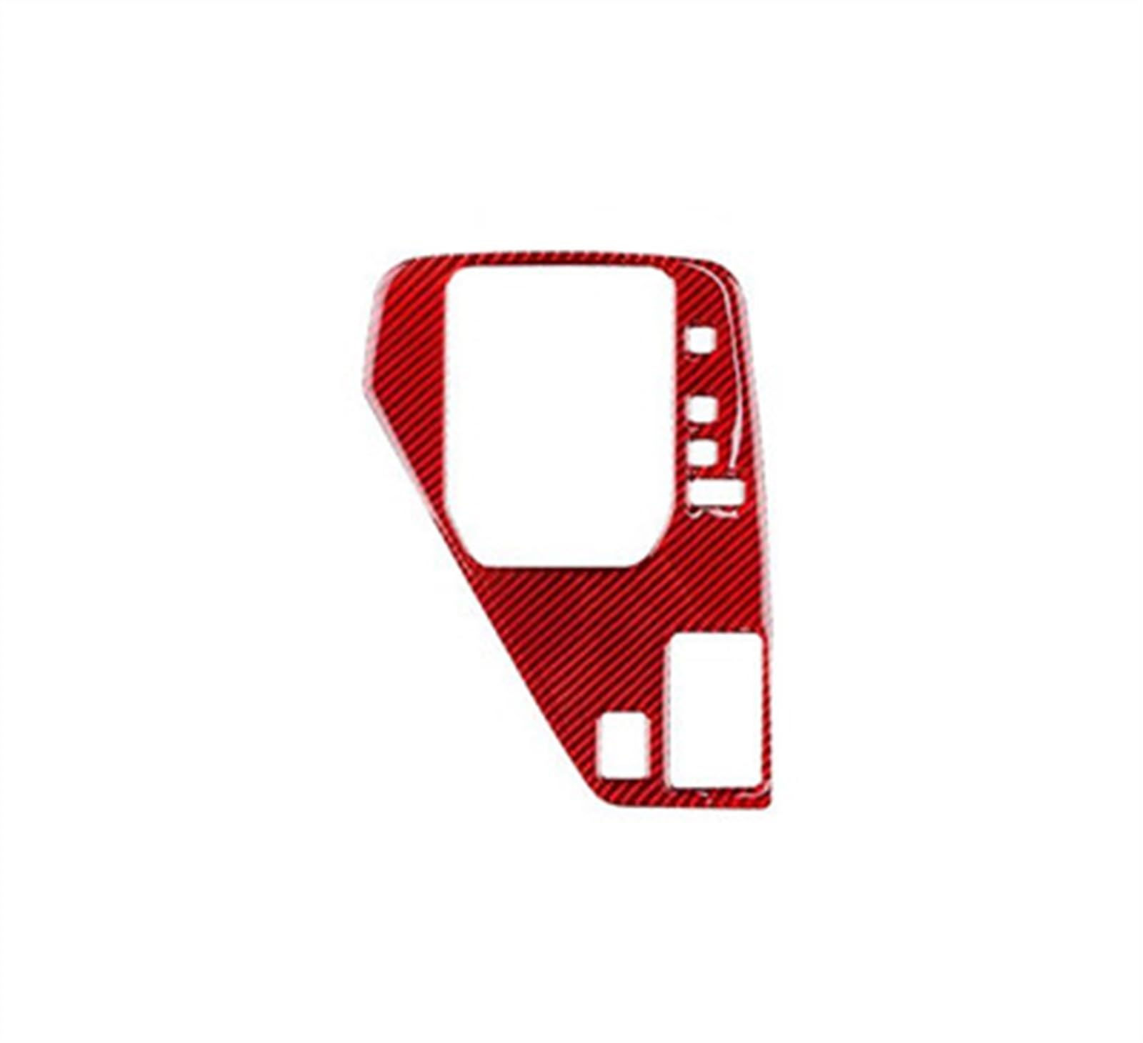 Piwine Red Rhd Gear Real Soft Carbon Fiber Car Gear Shift Panel Rhd Lhd Trim Sticker For Subaru For Crosstrek 2024