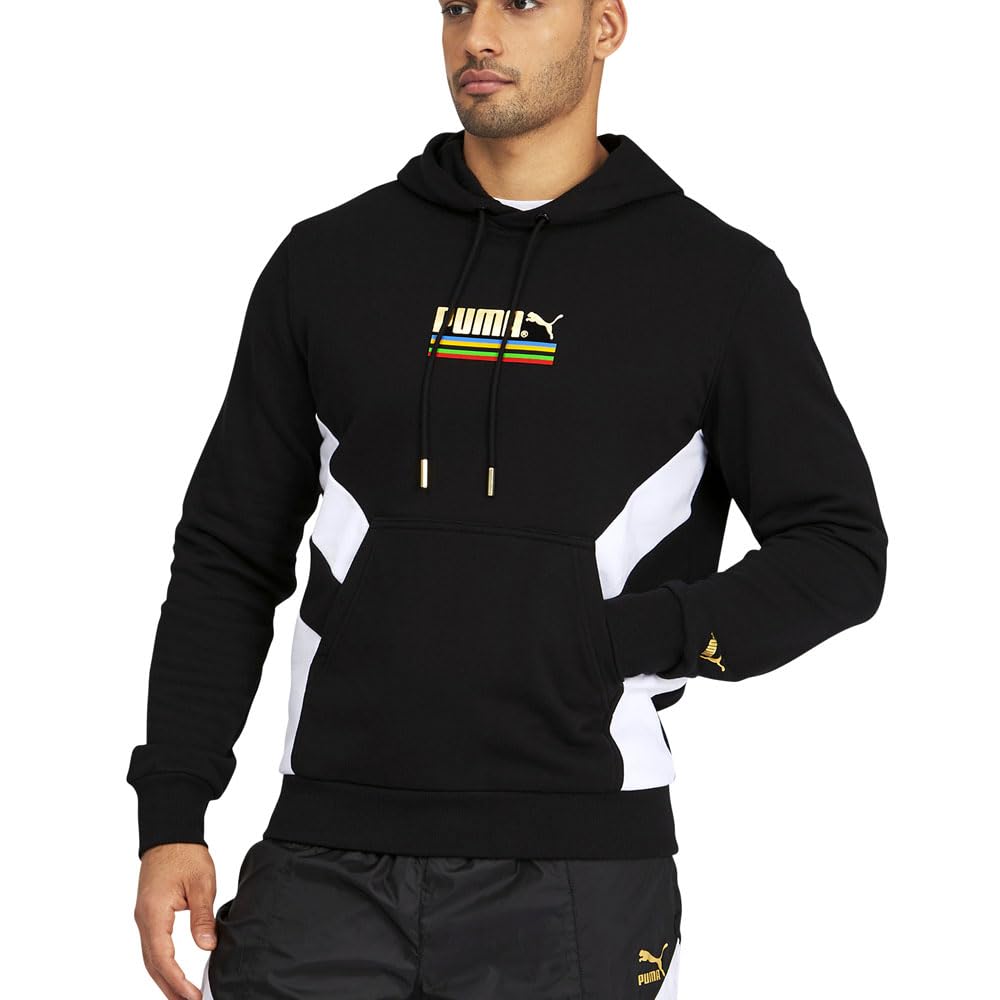 Puma - Mens Tfs Worldhood Hoodie, Size: Small, Color: Puma Black
