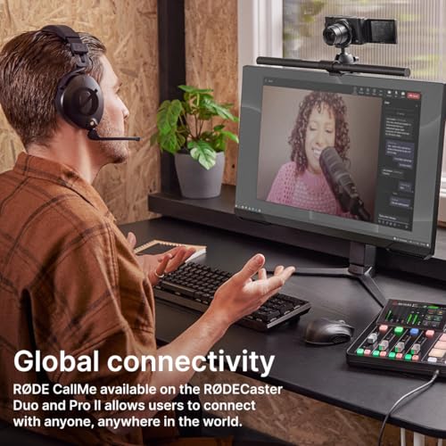 Image of RODE RODECaster Duo Compact All-in-One Audio Production Solution for Podcasting, Streaming, Music Production and Content Creation (Black)