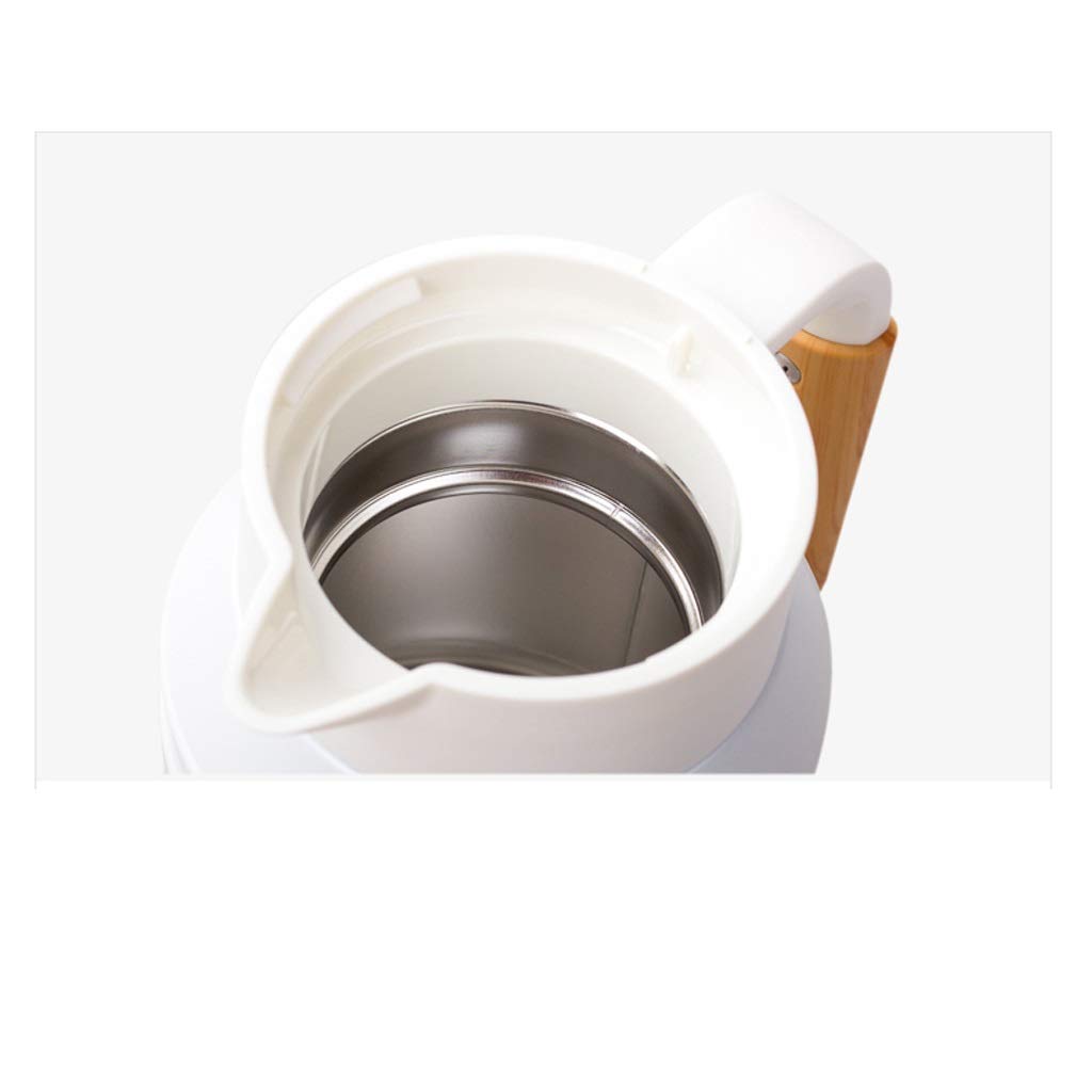 Jarra de café térmica Avanzada de Doble Capa con Aislamiento al vacío/Adecuada para café, té, Leche Capacidad de 1 l para Mantener el líquido Caliente o frío Termo (Color : Grey)