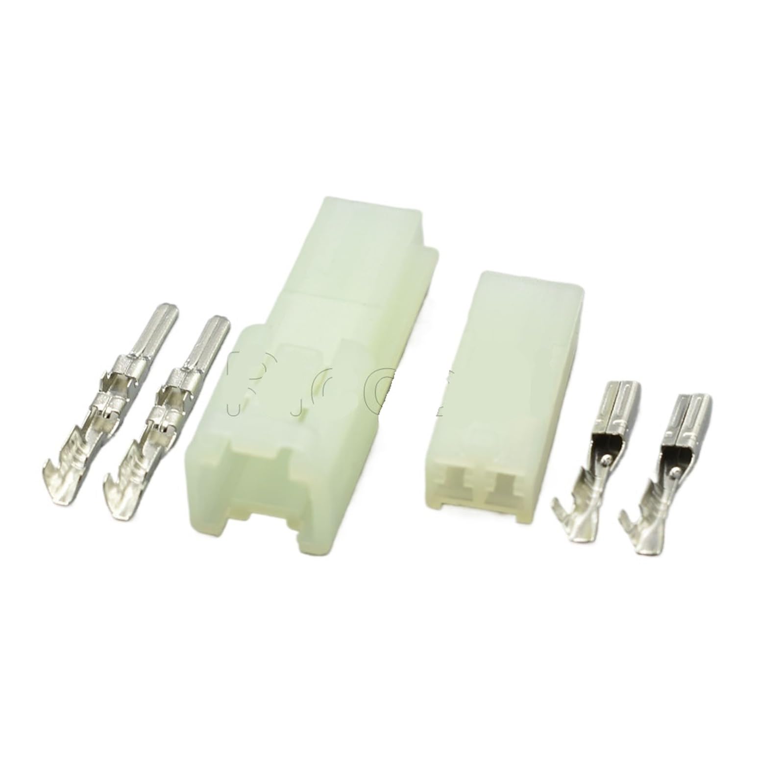 10-100Sets 2 Pin Elektronische Männlich Weiblich Automotive Stecker Auto Haushalt Stecker Crimp Terminal Stecker DJY7021A-2,3-11(Male female set,100Sets)
