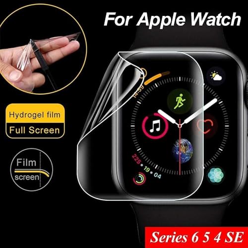Image of BLACKSHEEP 2 Pack Membrane For Apple Watch Series 7 / Series 8 / Series 9, 45mm Full Screen Coverage Flexible Watch Screen Protector with Easy Installation Kit