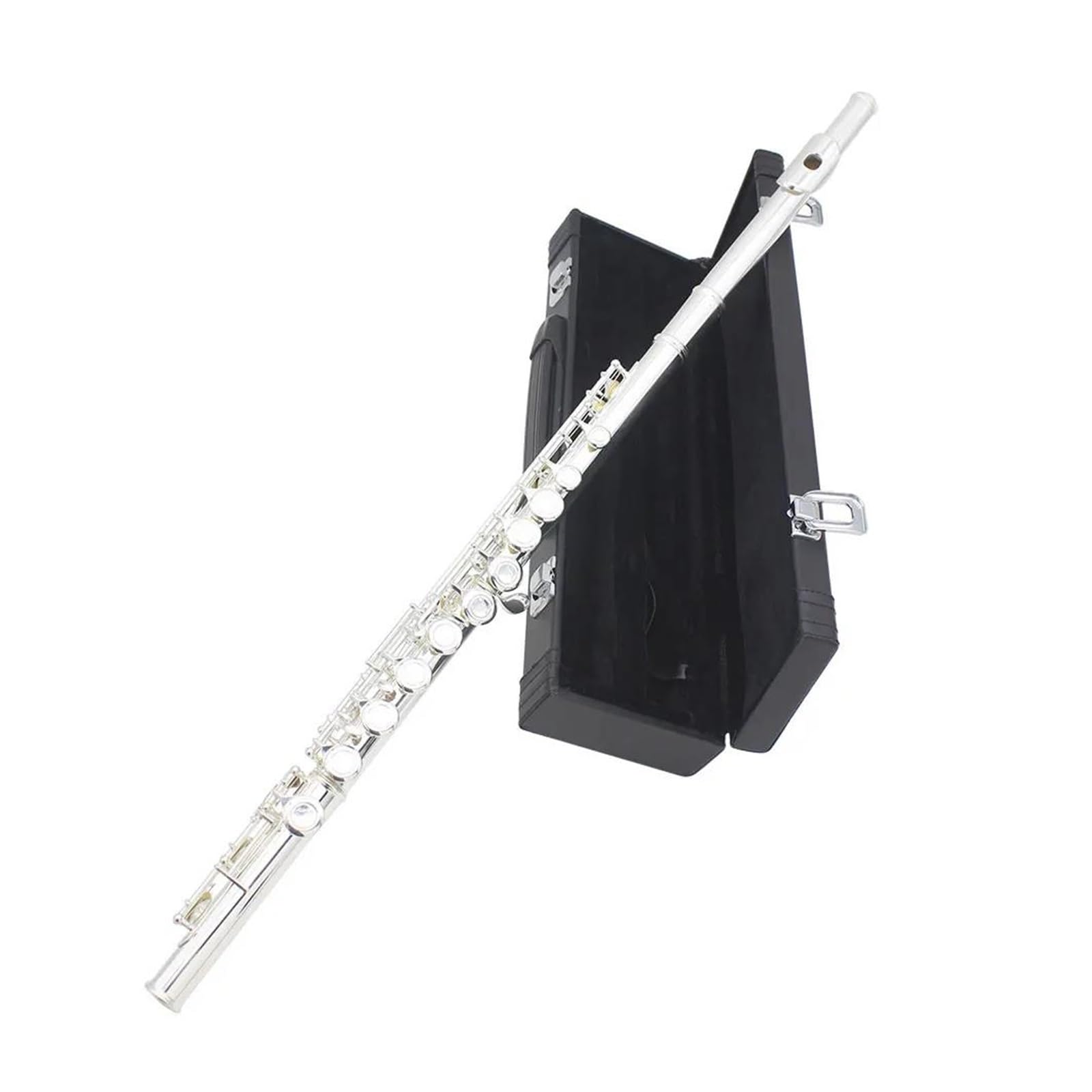 Flauto Per Principianti Strumento Musicale Da Concerto Con Flauto Traverso A 16 Fori Aperti Chiave C Con Panno Per La Pulizia Della Scatola