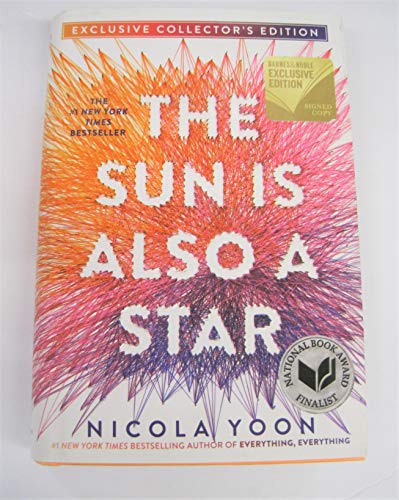 THE SUN IS ALSO A STAR, Signed Edition 0375978240 Book Cover