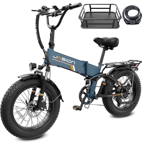 Image of Jasion X Hunter PRO /ST Electric Bike for Adults,1800 /1400W Peak 20''Fat Tire Foldable E Bikes,Folding Ebike Up to 80 /70 Miles Range 30 MPH,720 /624WH Removable Battery,Certified by UL2849