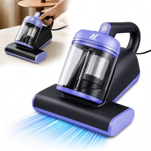 Image of nexlev Dust Mite Vacuum Cleaner MR-03 | 14KPa Sofa Cleaning Machine for Mattress, Sofa & Carpet, UV-C Light, Double beat Vibration & 60º hot air, HEPA Filter for Mites, Allergens & Pet Hair