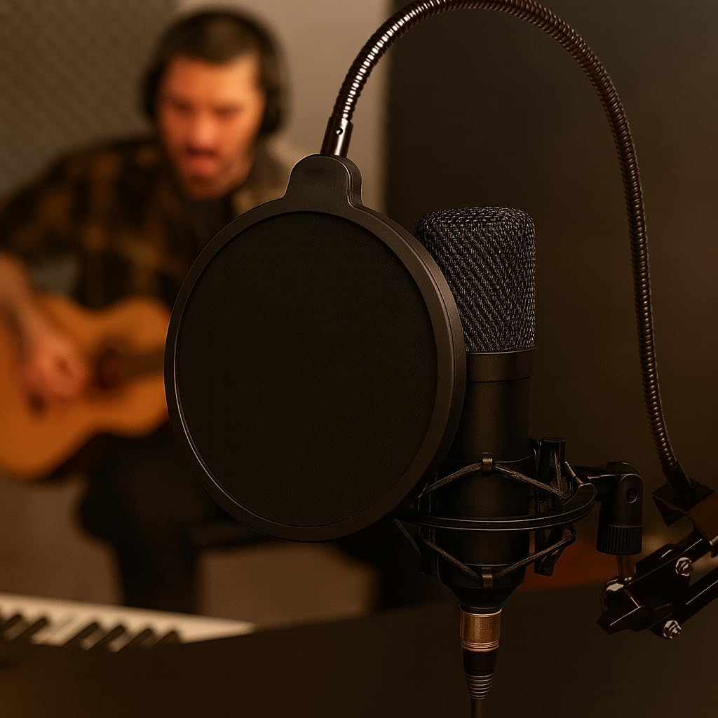 ProSound XLR to 3.5mm Microphone with Boom Arm Kit Condenser Cardioid Polar Pattern - Image 4