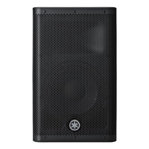 Yamaha DXR10MKII, 10' 1100W Powered Speaker Cabinet, Matte Black