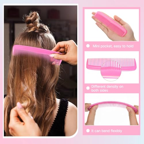 Set de 24 Mini Cepillos y Peines para Cabello Mojado miniatura 5