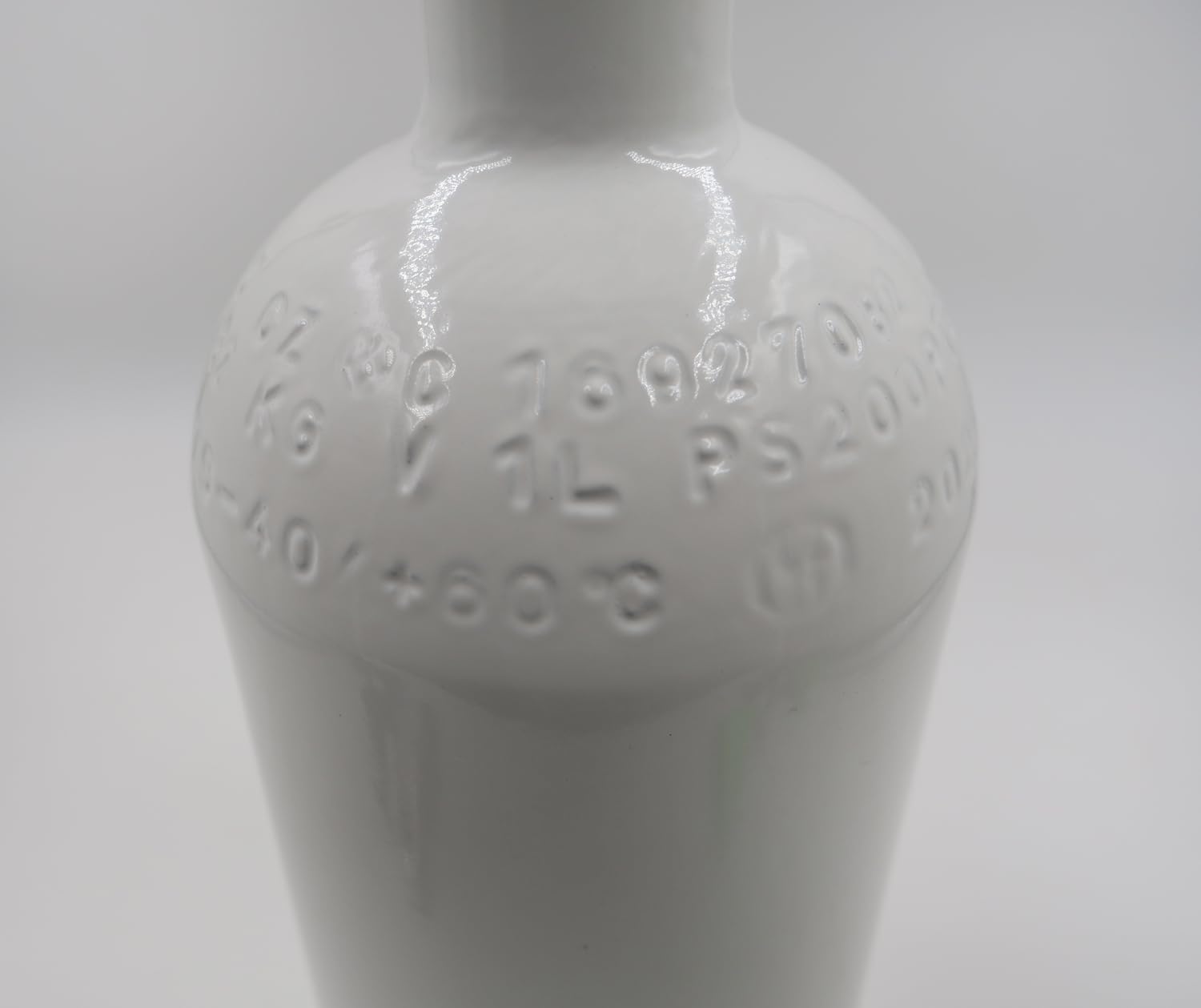 Bouteille de plongée 1 l 200 bar complète avec valve