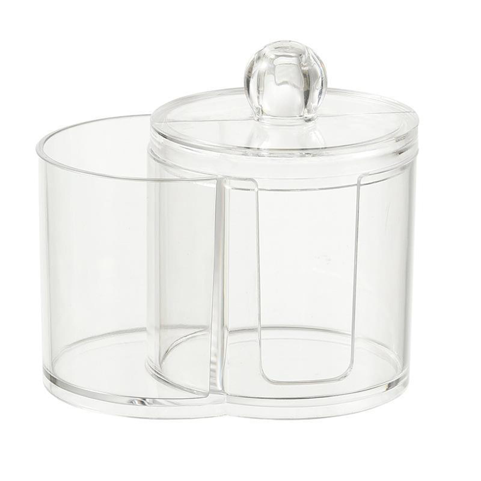 Nvoqilin Transparent Ball Sturdy Bathroom Storage Solution With Cover Protects Makeup Tool Dustproof And Proof Easy Access Makeup Planner