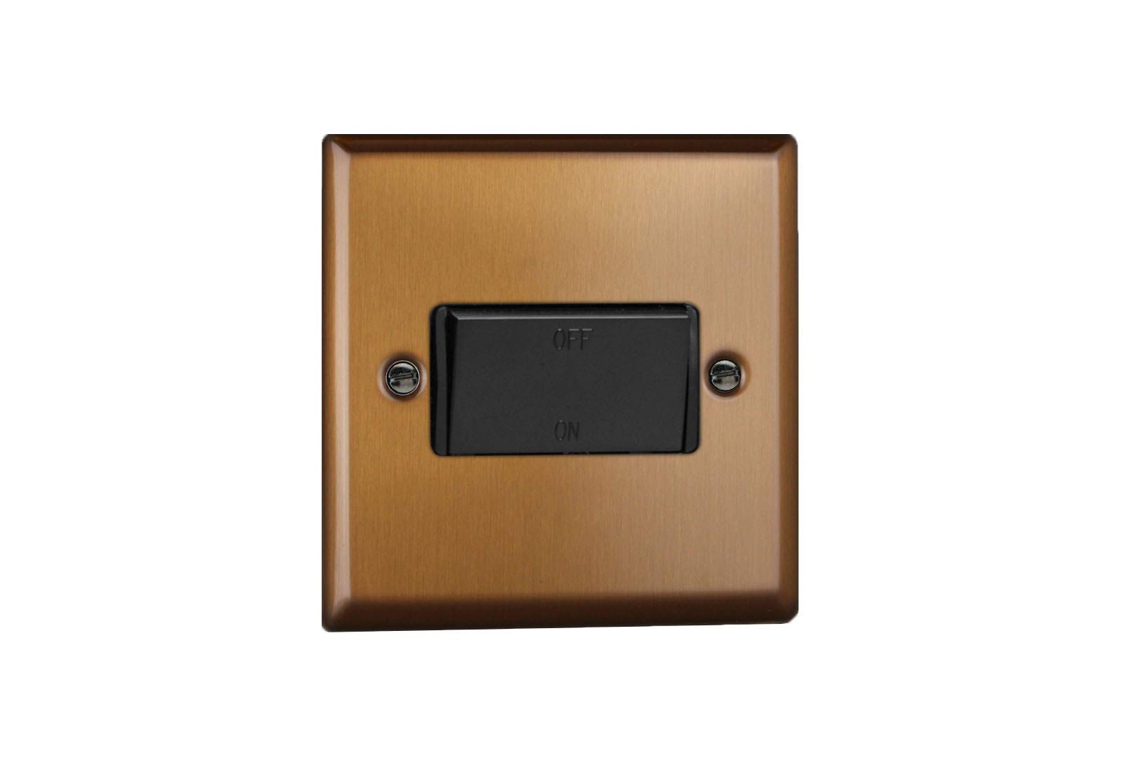 Varilight 10A Fan Isolating Switch (3 Pole) Brushed Bronze