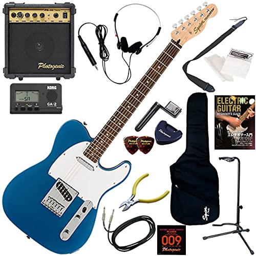 �y�Z�b�g�i�zSquier �G���L�M�^�[���S�ғ��� 10w�A���v���������X�^���_�[�h15�_�Z�b�g Affinity Telecaster/LPB�i���C�N�v���V�b�h�u���[�j