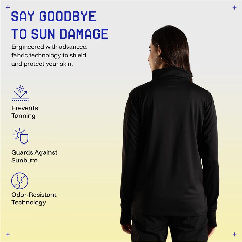 Image of BLUE TYGA SUNSCREEN JACKET Women's Travel Nylon Solid Plain Sports Summer Gym Workout Running Travel Trekking and Sunscreen Jacket for Women Nylon Winter Casual Wear