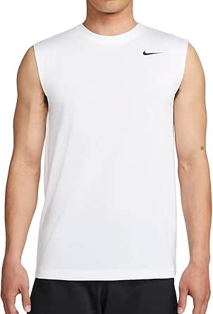 NIKE(ナイキ) Dri-FIT レジェンド スリーブレスTシャツ DX0992 ホワイト/ブラック L