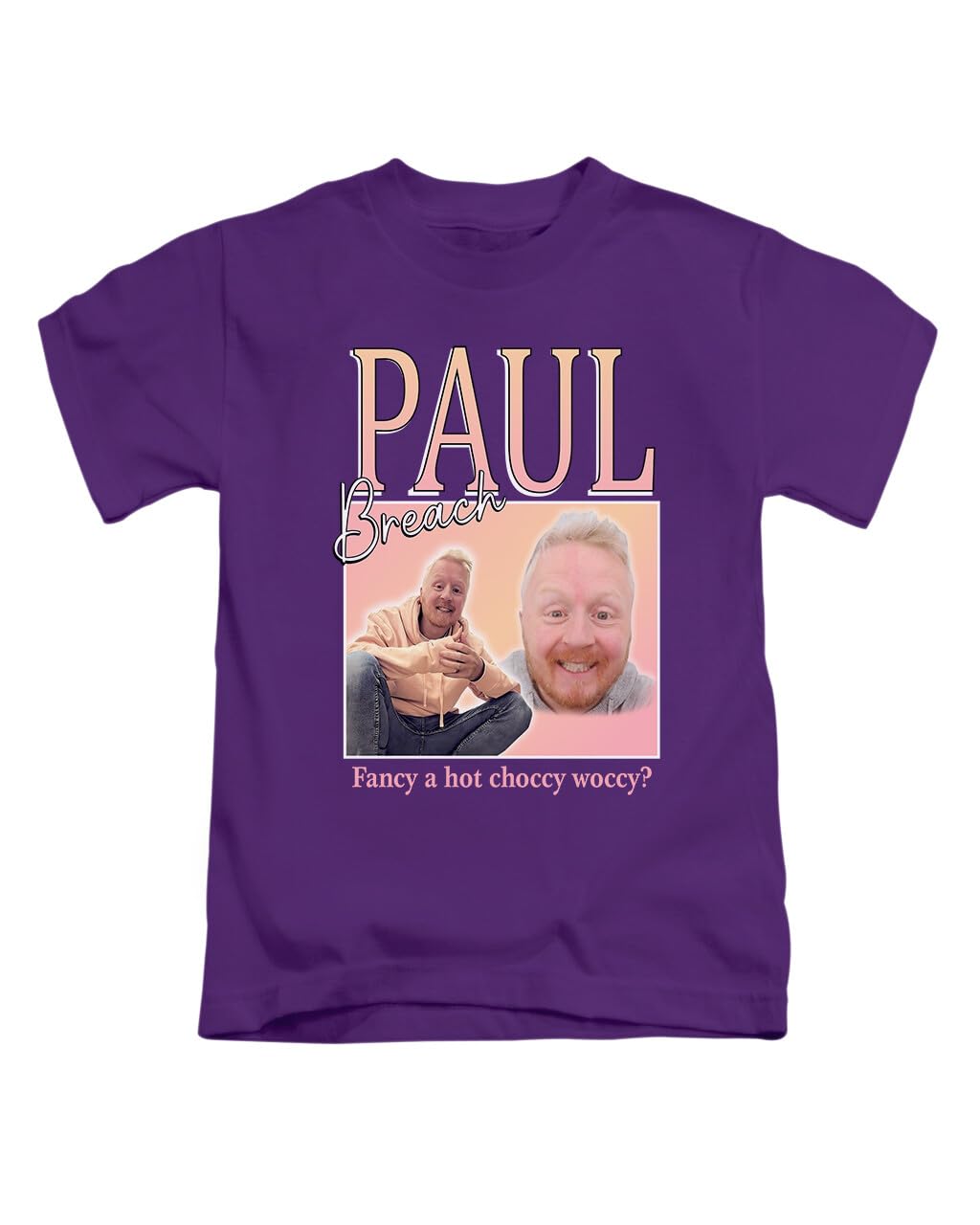 New Spirit Original Unisex Purple Paul Breach Meme Trending Viral Joke Trend Tee T-Shirt Funny T Shirt Top